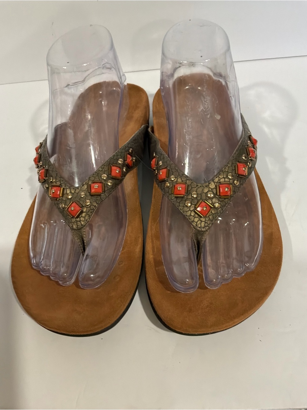 VIONIC..leather Sandals - Picture 2 of 7